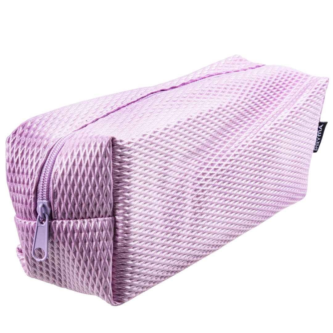 Astuccio Slim in Tessuto Mesh Rosa – 21x5x7cm