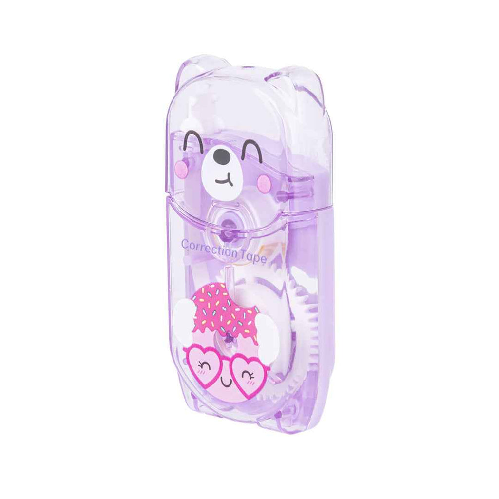 Correttore a Nastro Kawaii Lilla (Orsetto), 5mmx5m