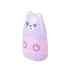 Gomma e Temperino 1 Foro Kawaii Lilla (Orsetto) - Pryma