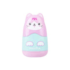 Gomma e Temperino 1 Foro Kawaii Rosa (Gattino)