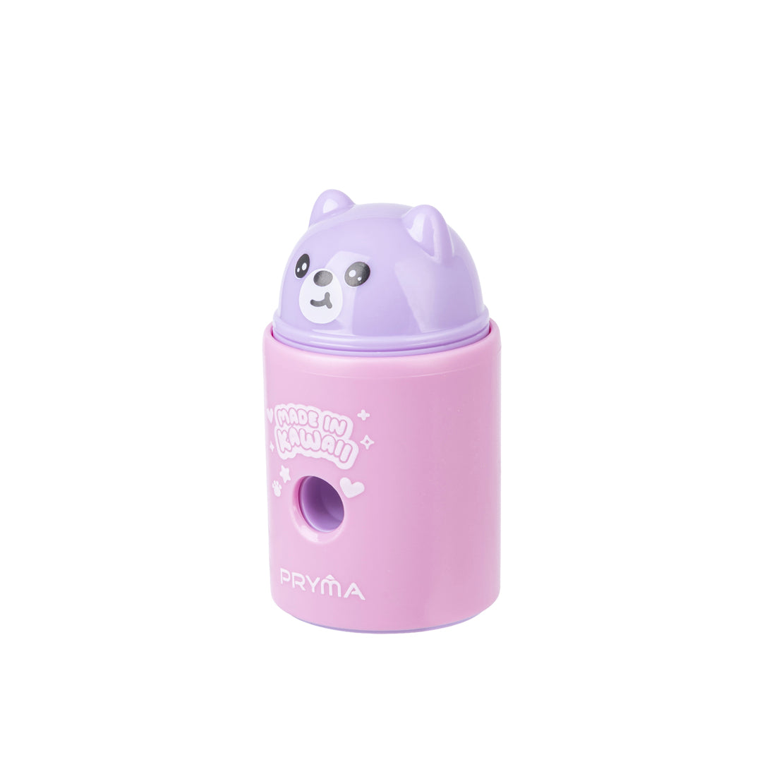Temperino 1 Foro Kawaii Lilla (Orsetto) - Pryma