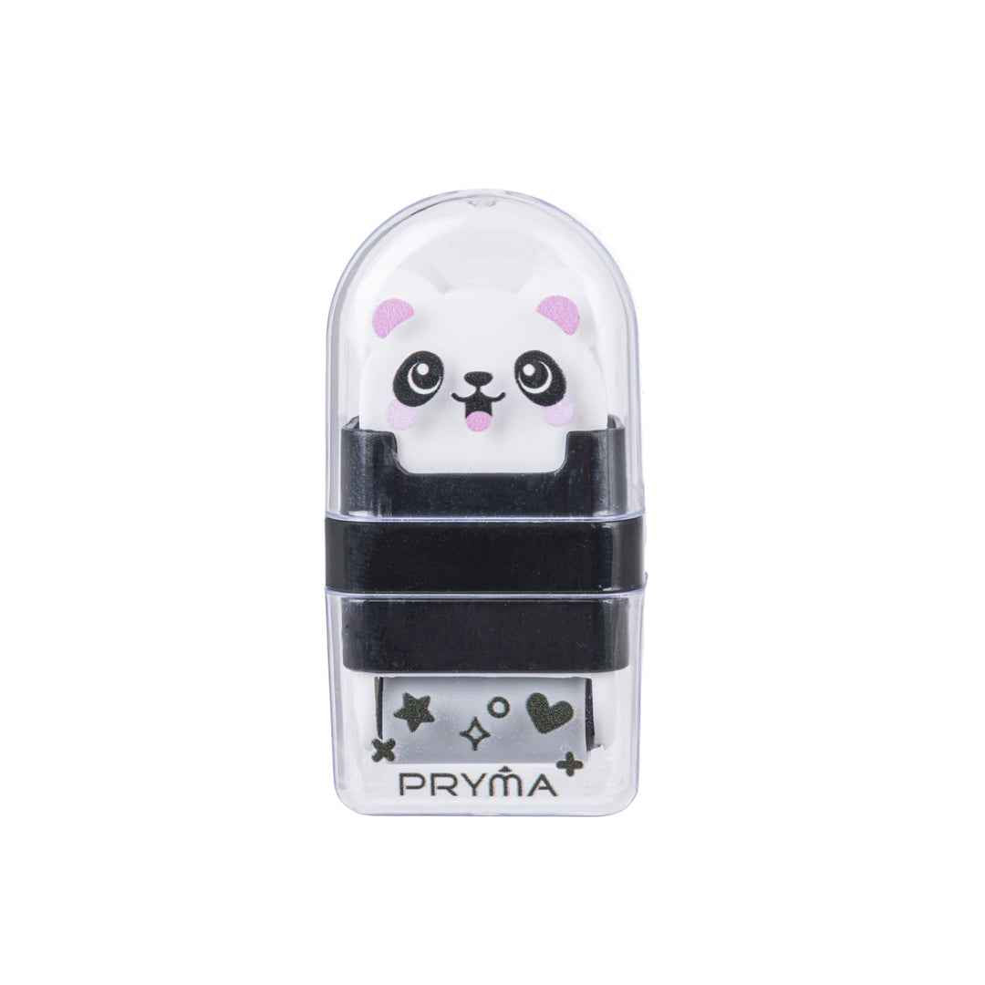 Gomma e Rullo Raccoglipelucchi Kawaii Bianco (Panda)