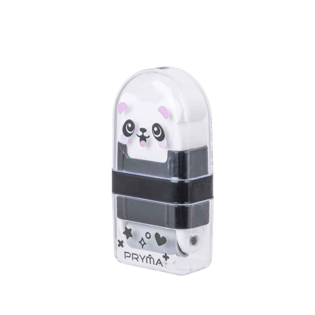 Gomma e Rullo Raccoglipelucchi Kawaii Bianco (Panda)