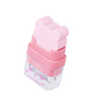 Gomma e Rullo Raccoglipelucchi Kawaii Rosa (Gattino) - Pryma