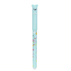 PRYMA Penna Cancellabile Kawaii Azzurro (Koala), Tratto 0.7mm – Penna Gel Inchiostro Termosensibile con Cappuccio 3D, Ar