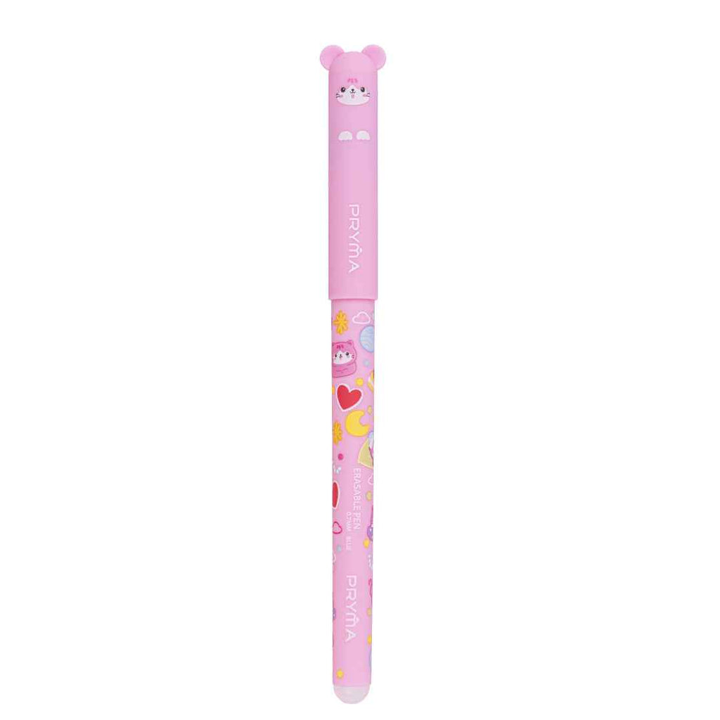 Penna Cancellabile Kawaii Rosa (Gattino)