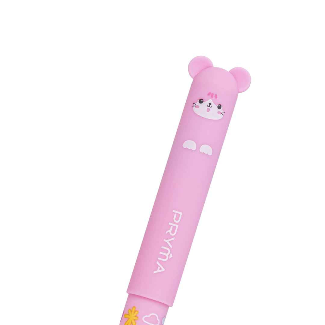 Penna Cancellabile Kawaii Rosa (Gattino)