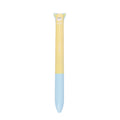 PRYMA Penna a Sfera Bicolor Kawaii Giallo e Azzurro (Cagnolino), Tratto 0.7mm – Penna Multifunzione Colorata Doppia Tint