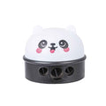 Temperino 3 Fori Kawaii Bianco e Nero (Panda)
