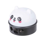 Temperino 3 Fori Kawaii Bianco e Nero (Panda)