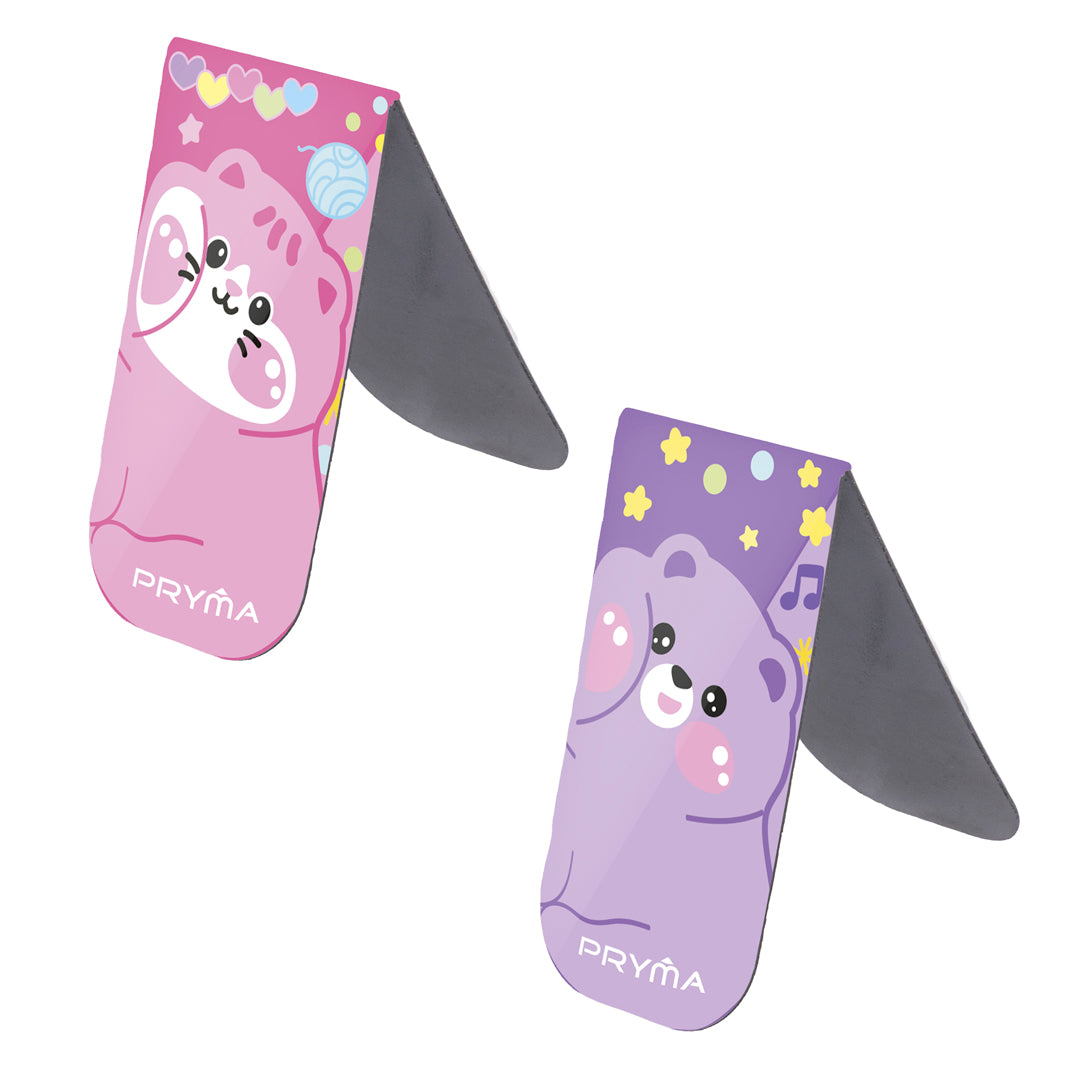 Linea Kawaii Set 4 Segnalibri Calamita Assortiti - Pryma