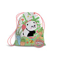 Zaino a Sacco Kawaii Verde e Bianco (Panda)
