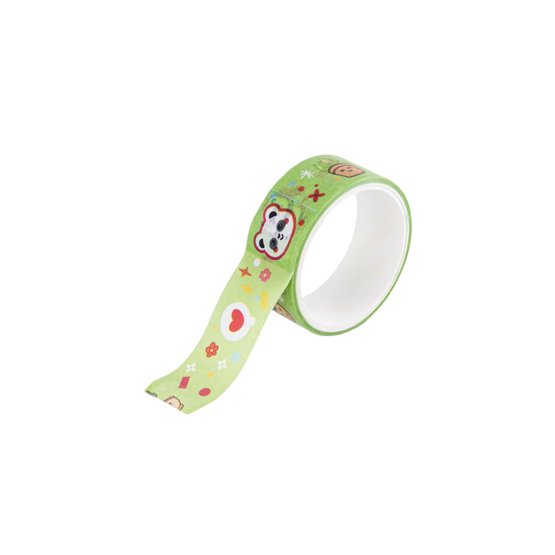 Set 4 Pezzi Nastro Adesivo in Carta Kawaii, 1.5 cmx2 m - Pryma