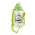 PRYMA Borraccia per Bambini Kawaii Bianco (Panda), 500ml – 7.5 x 19.2 cm – Bottiglia Portatile Riutilizzabile con Tappo 