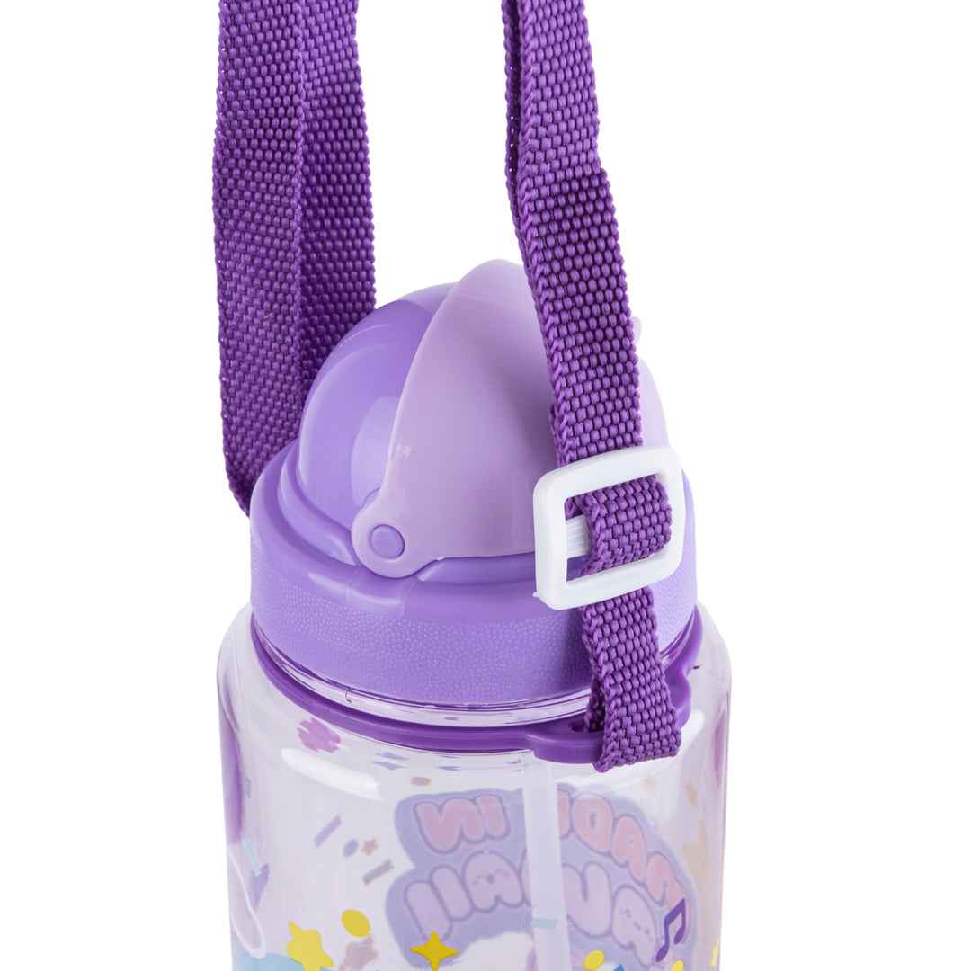 Borraccia per Bambini Kawaii Viola (Orsetto)