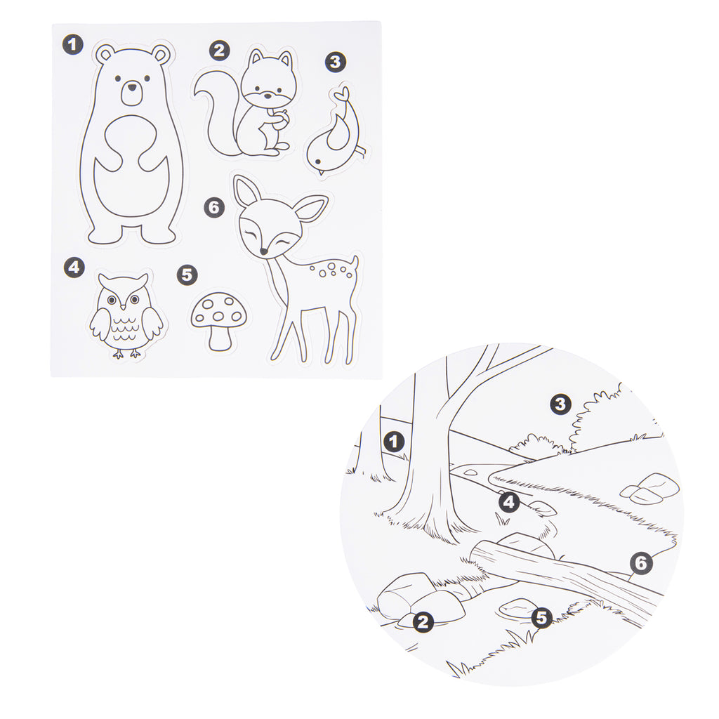 Junior Joy Puzzle da Colorare per Bambini – Fattoria Animali Del - Pryma