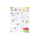 PRYMA Junior Joy Puzzle da Colorare per Bambini, 18.5 x 20 cm – Set Creativo Gioco 3D Stacca e Incolla con 5 Pennarelli 