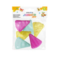PRYMA Junior Joy Set 6 Pezzi Stampi per Plastilina e Pasta Modellabile per Bambini – Formine Rigide 3D Fette di Torta e 