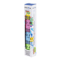 PRYMA Glow Pop Set Evidenziatori per Bambini a Forma di Robot Componibili, 4 Colori Fluorescenti Impilabili – Mini Evide