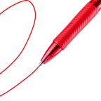 Clack Set 3 Penne Gel Rosse a Scatto, Punta Media 0.7 mm - Pryma