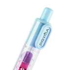 Penna a Sfera Retrattile Azzurro Pastello con Dettagli Orsetti Multicolore, Punta Media 1.0 mm - Pryma