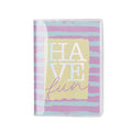 PRYMA Linea Line Memobook "Have Fun" 7.7x10.9 cm – Taccuino Tascabile Mini con Copertina Morbida, 80 Fogli / 160 Pagine 