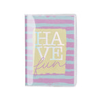 PRYMA Linea Line Memobook "Have Fun" 7.7x10.9 cm – Taccuino Tascabile Mini con Copertina Morbida, 80 Fogli / 160 Pagine 