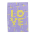 PRYMA Linea Line Memobook "Love" 14.5x20.8 cm – Quaderno Taccuino con Copertina Morbida, A5 Standard, 80 Fogli / 160 Pag