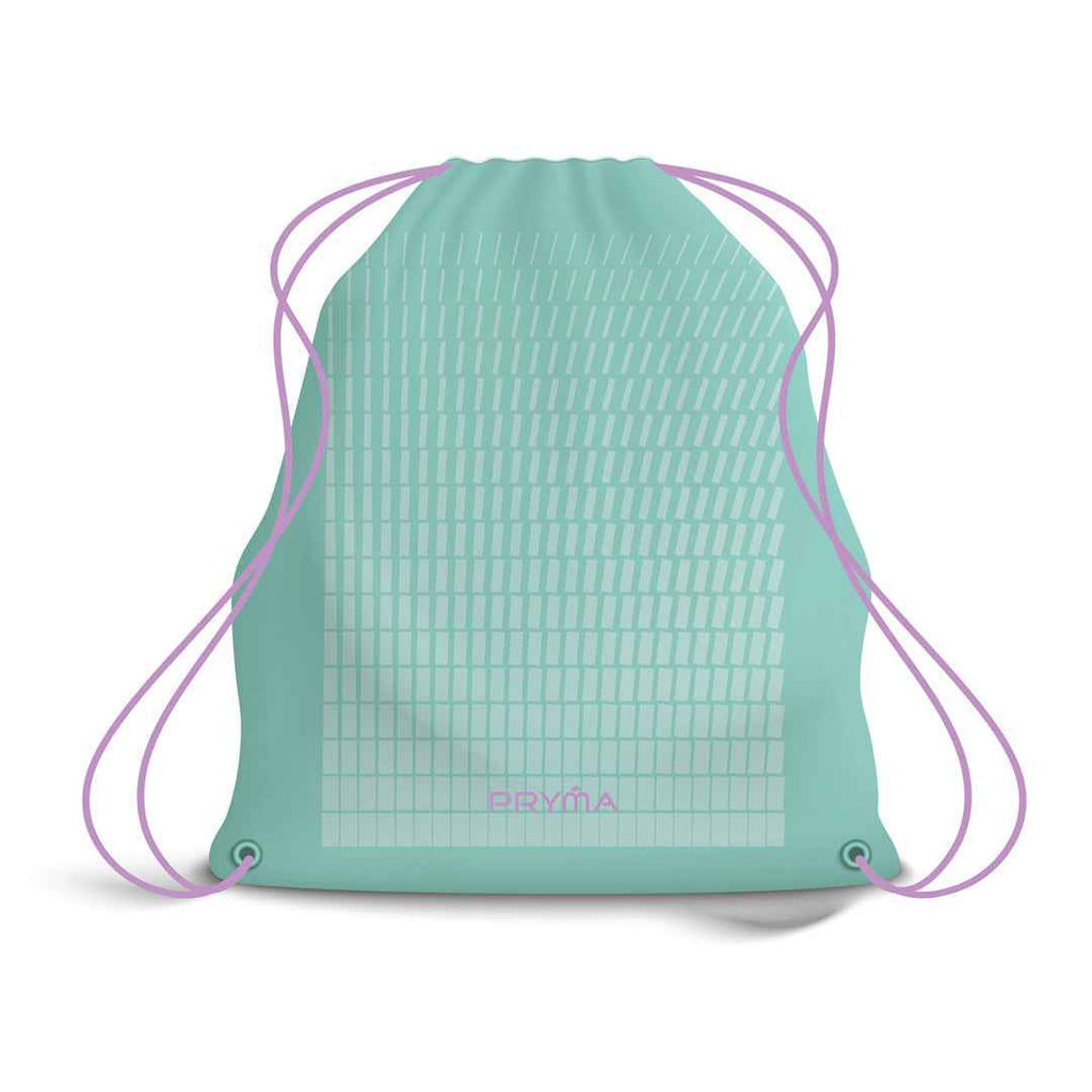 Zaino Sacco con Corde – Tessuto Verde Acqua