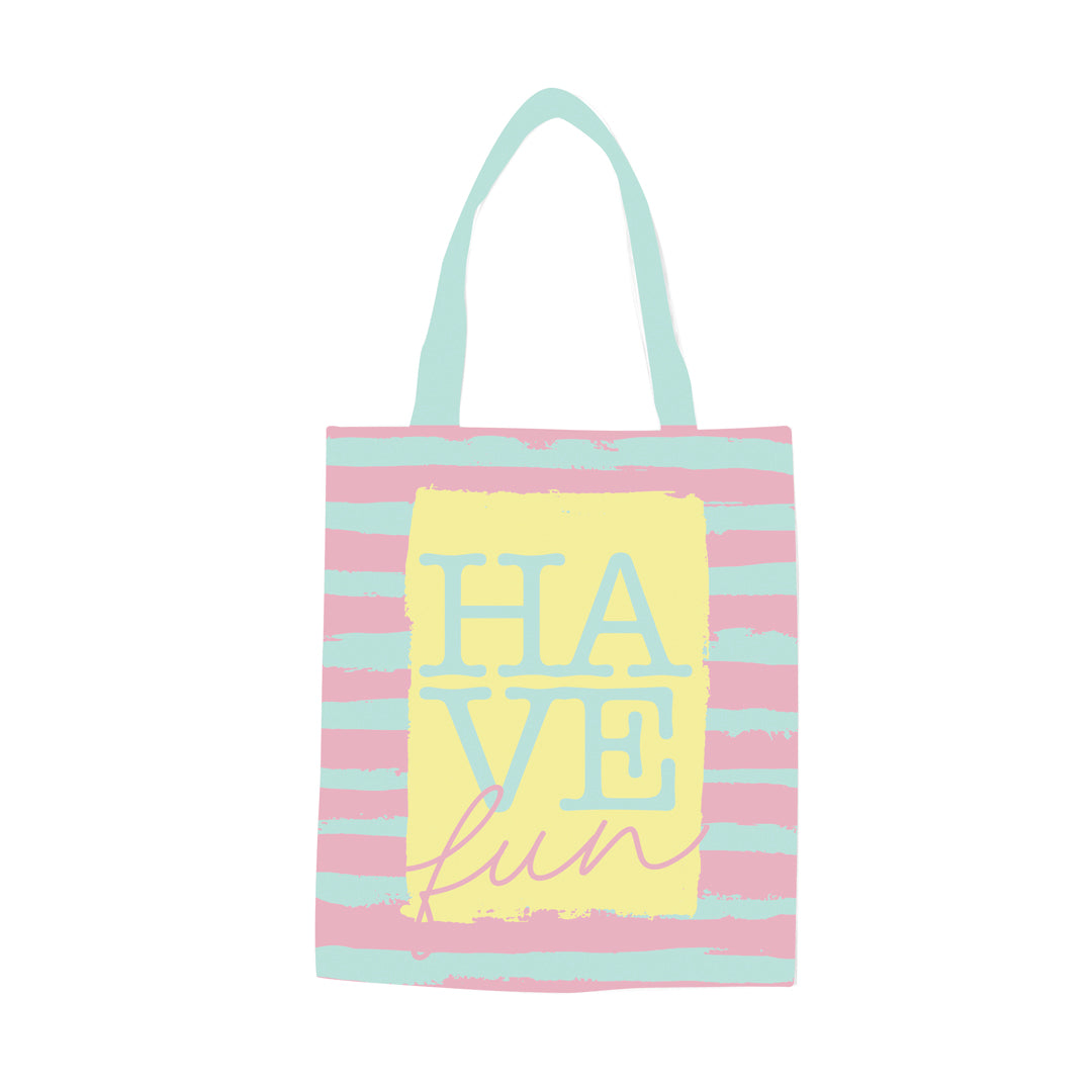 PRYMA Tote Bag Borsa Portatutto in Tessuto (38x41 cm) – Borsa della Spesa Riutilizzabile, Shopper per Università, Libri,