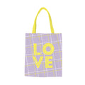 PRYMA Tote Bag Borsa Portatutto in Tessuto (38x41 cm) – Borsa della Spesa Riutilizzabile, Shopper per Università, Libri,