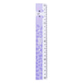 PRYMA Linea Kawaii Righello 20 cm Lilla – Riga per Scuola e Disegno in Plastica Resistente, Strumento di Misurazione per