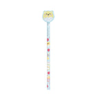 Pryma Matita HB con Maxi Gomma Cagnolino Kawaii 18cm – Matita in Legno per Scuola, Celeste e Giallo
