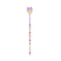 Pryma Matita HB con Maxi Gomma Orsetto Kawaii 18cm – Matita in Legno Scuola, Viola Lilla Pastello