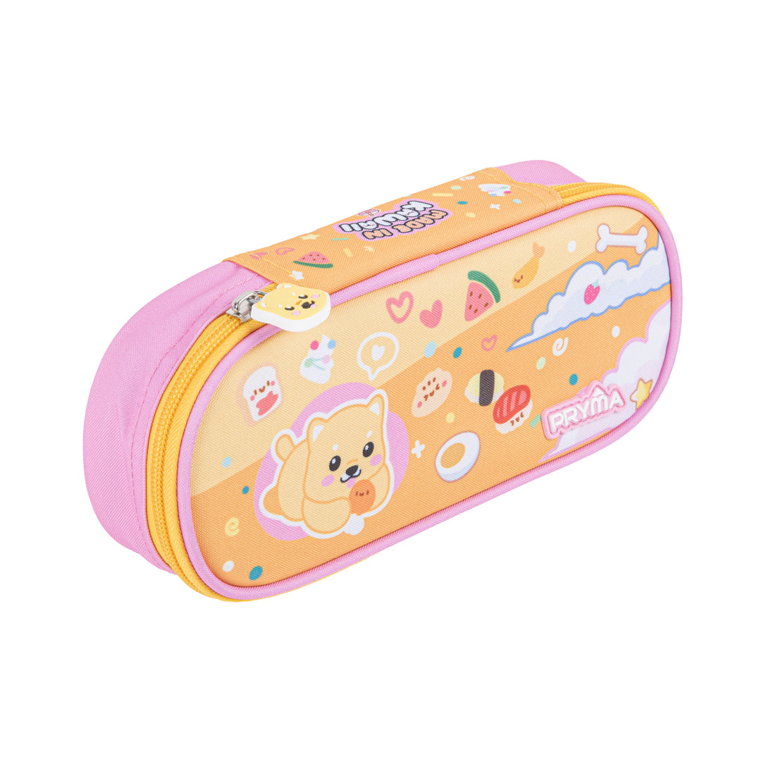 Astuccio Ovale Organizzatore Kawaii – Cagnolino Giallo - Pryma