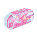 Pryma Astuccio Ovale Organizzatore Kawaii 22.5x11x5.5cm – Portapenne Scuola, Gattino Turchese