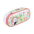 Pryma Astuccio Ovale Organizzatore Kawaii 22.5x11x5.5cm – Portapenne Scuola, Panda Verde