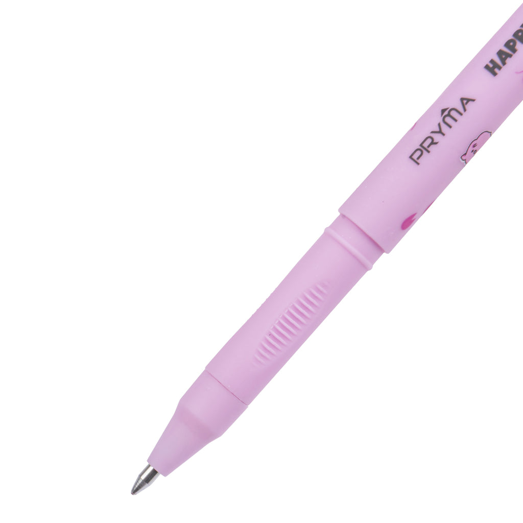 Penna Gel Cancellabile Happy Animals 0.7mm – Rosa Maialino - Pryma