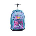 Pryma Trolley Scuola Nature 47x24x33cm – Zaino con Ruote 3 Scomparti, Floreale Nature Vibes
