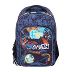 Pryma Zaino Scuola Crazy 43x25x30cm – Zaino 3 Scomparti, Street Art Monster Stay Crazy