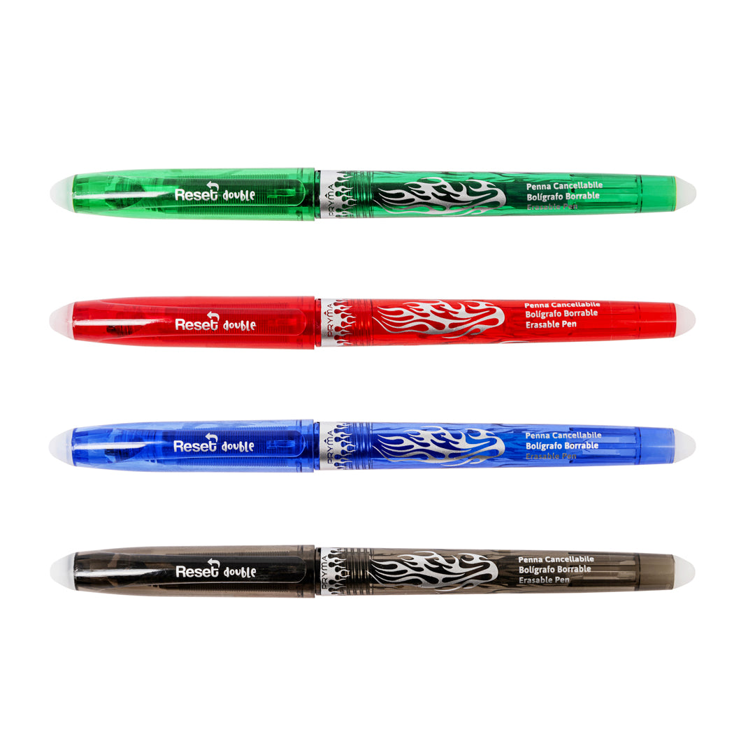 Set 4 Penne Cancellabili Doppia Gomma 0.7mm - Pryma