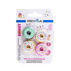 Pryma Set 4 Gomme a Forma di Ciambella Donut – Gomme Sagomate per Scuola e Bambini, Blister