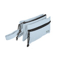 Pryma Astuccio 3 Zip Classic 21x11cm – Portapenne Triplo con Maniglia per Scuola, Grigio Chiaro