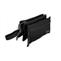 Pryma Astuccio 3 Zip Classic 21x11cm – Portapenne Triplo con Maniglia per Scuola, Nero