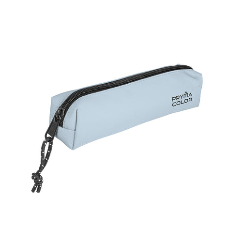 Pryma Astuccio Bustina Slim Classic 21.5x4.5cm – Mini Portapenne Compatto per Scuola, Grigio Chiaro