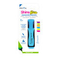 Pryma Evidenziatore Shine Fluo Blu – Punta a Scalpello Tratto 2-5mm Soft-Touch per Scuola e Ufficio