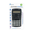 Pryma Calcolatrice Scientifica 12 Cifre – Multifunzione Ultra Compatta 160x80x11mm per Scuola, Nero