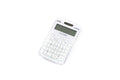 Pryma Calcolatrice da Tavolo 8 Cifre – Compatta Dual Power Tasti Grandi 112x68x14mm, Bianco