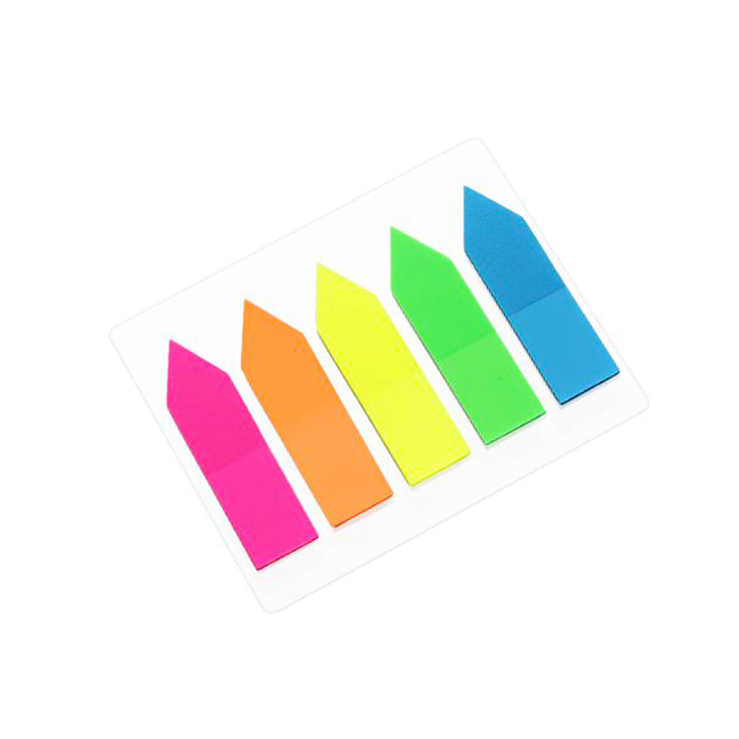 Stick Segnapagina 100 fogli 5 pz Fluo - Pryma