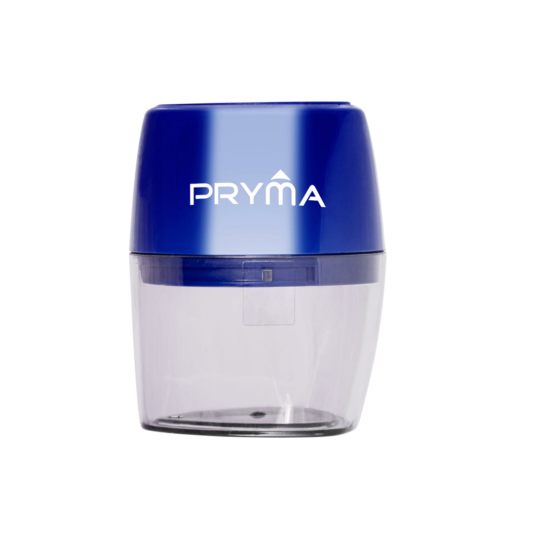 Temperino Metallo Con Contenitore 2Fori Blu - Pryma